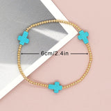 Christian Turquoise Cross Bracelets for Women
