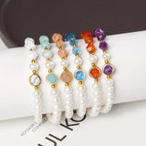 Freshwater Pearl Amazonite Bracelet Adjustable Wedding Jewelry