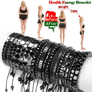 Healing Chakra Stone Protection Bracelet with Hematite Beads