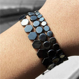 Healing Chakra Stone Protection Bracelet with Hematite Beads