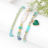 Romantic Crystal Beads Bracelet Set for Women