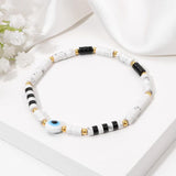 Evil Eye Bracelet Natural Stone Beads Chain Couple Jewelry