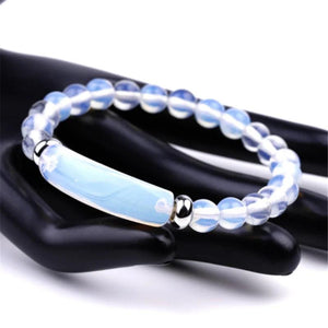 Opal Beaded Rectangle Bracelet Natural Stone Jewellery