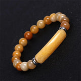Opal Beaded Rectangle Bracelet Natural Stone Jewellery