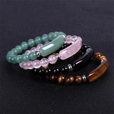 Opal Beaded Rectangle Bracelet Natural Stone Jewellery