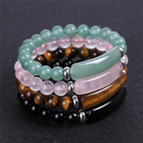 Opal Beaded Rectangle Bracelet Natural Stone Jewellery