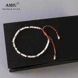 Natura Mother Of Pearl Bracelet Beads Adjustable Bracelet