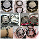 2pcs Natural Stone Bead Bracelets for Men Women