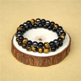 2pcs Natural Stone Bead Bracelets for Men Women