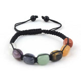 Chakra Crystal Rope Bracelets Natural Stone Bracelet