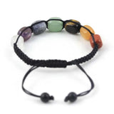 Chakra Crystal Rope Bracelets Natural Stone Bracelet