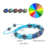 Natural Stone Mood Bracelet - Changeable Emotion Feeling Beads Charm Bracelet