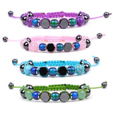 Natural Stone Mood Bracelet - Changeable Emotion Feeling Beads Charm Bracelet