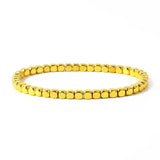 4mm Hematite Beads Bracelet for Men Natural Stone Health Protection Jewelry