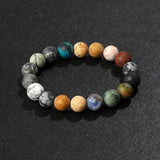 Solar System Bracelet Natural Stone Yoga Chakra Jewelry