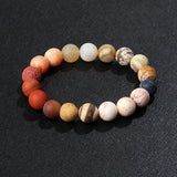 Solar System Bracelet Natural Stone Yoga Chakra Jewelry