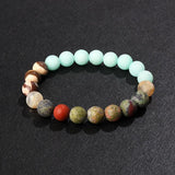Solar System Bracelet Natural Stone Yoga Chakra Jewelry