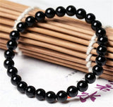 Natural Agate Bracelet 8-20mm Beads Round Gem Stone Lucky Charm Jewelry
