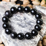 Natural Agate Bracelet 8-20mm Beads Round Gem Stone Lucky Charm Jewelry