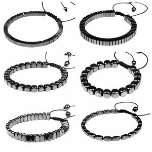 Healing Chakra Stone Protection Bracelet Hematite Gemstone Bangle
