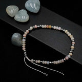 Pink Opal 2*4 Faced Cut Wheel Beads Bracelet for Woman