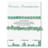 Green Aventurine Jades Bracelet Irregular Chips Quartz Bangle