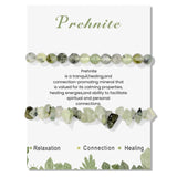 Green Aventurine Jades Bracelet Irregular Chips Quartz Bangle