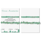 Green Aventurine Jades Bracelet Irregular Chips Quartz Bangle