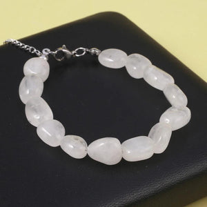 Natural Stone Bracelet Beaded Irregular Shape Charms Loose Beads