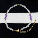Olivine Amethyst Rope Bracelet for Woman Man