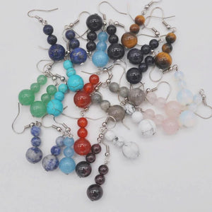 Sodalite Green Aventurine Lapis Earrings
