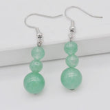 Sodalite Green Aventurine Lapis Earrings