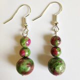 Sodalite Green Aventurine Lapis Earrings