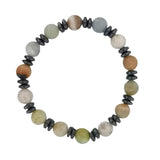 Hematite Power Bracelets with 6MM Gemstone Round Beads