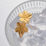 Youthway Flower Shell Bead Earrings Allergy-Free Daily Jewelry