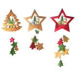 Elk Christmas Tree Hanging Pendant Resin Mold Merry Christmas Silicone Molds
