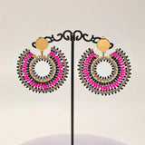 Bohemia Style Hollow Crystal Beaded Earrings