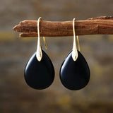 Amethyst Pendant Earrings Natural Stone Crystal Jewelry