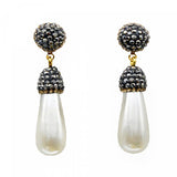 Boho Shell Pearl Wedding Earrings for Women