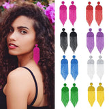 Kaseakia Long Boho Beaded Tassel Dangle Earrings for Women