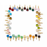 Candy Crystal Stone Tassel Earrings Women Girls Jewelry