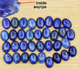 Lapis Lazuli Earrings & Pendant Set Vintage Silver Plated Jewelry