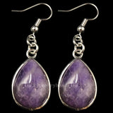 Crystal Opal Howlite Malachite Goldstone Aventurine Drop Earrings