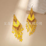 Hand woven Swallowtail Simplicity Beading Earrings