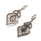 Kinel Vintage Water Drops Stone Earrings For Women