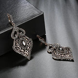 Kinel Vintage Water Drops Stone Earrings For Women
