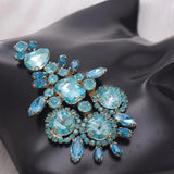 Sparking Aqua Gemstone Drop Earring for Women Sweet Girls