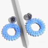 Small Bead Earrings Crystal Statement Bohemia ersp45