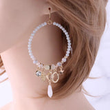 Long Crystal Earring Big Nationality Manual Dangle Bohemian Earrings