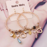 Long Crystal Earring Big Nationality Manual Dangle Bohemian Earrings